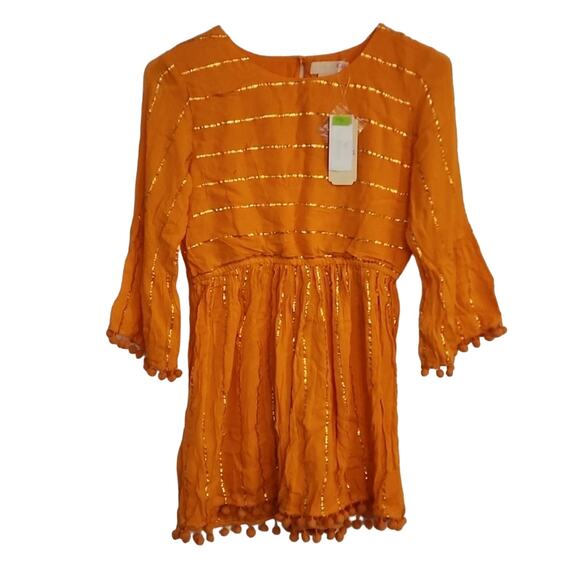 GB Girls Orange Dress or Swim Coverup, NWT - Picture 1 of 7